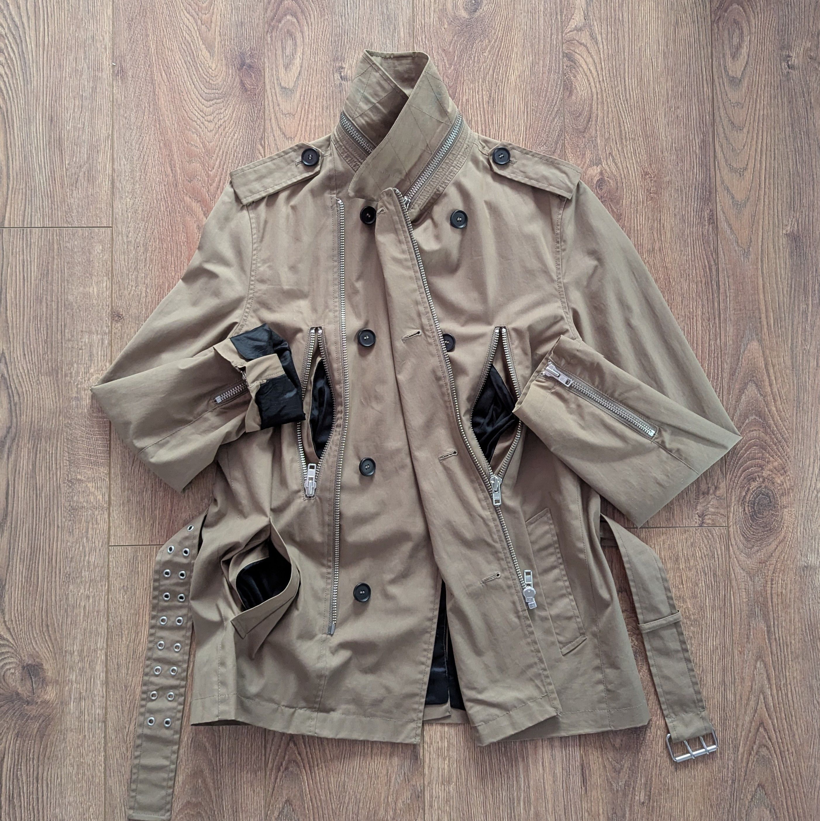 The Kooples The Kooples Trench Esprit Perfecto Jacket With Belt Cotton Size US M / EU 48-50 / 2 - 11 Thumbnail