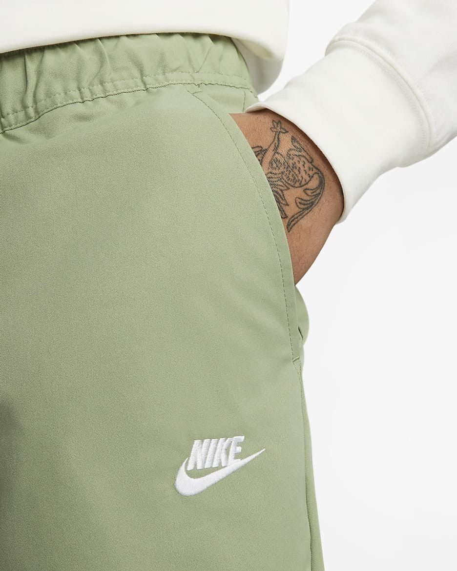 Nike Nike Club Woven Pants Green Taper Leg Size US 32 / EU 48 - 3 Thumbnail