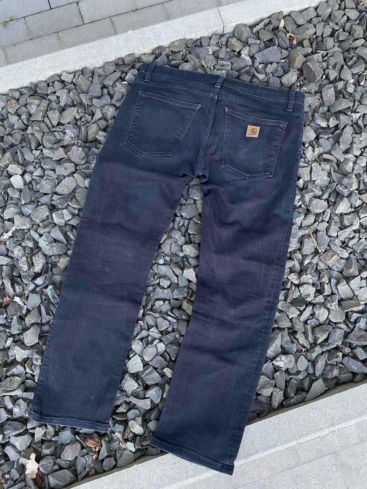 Carhartt × Vintage Vintage denim Carhartt pants black Size US 32 / EU 48 - 2 Thumbnail