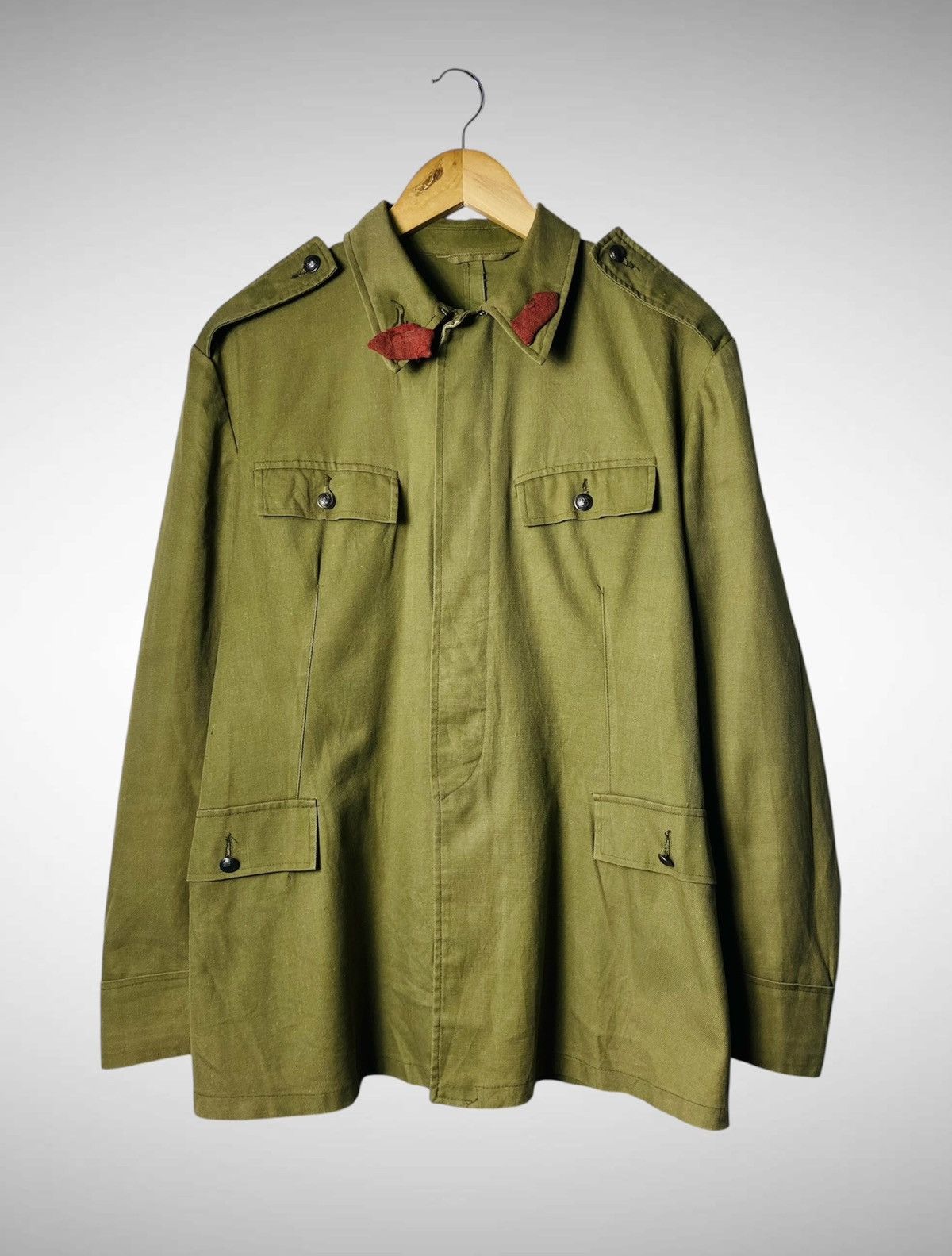 Vintage Super Rare 🔥🔥Vintage 80’s Soviet Army Shirt Size US L / EU 52-54 / 3 - 1 Thumbnail