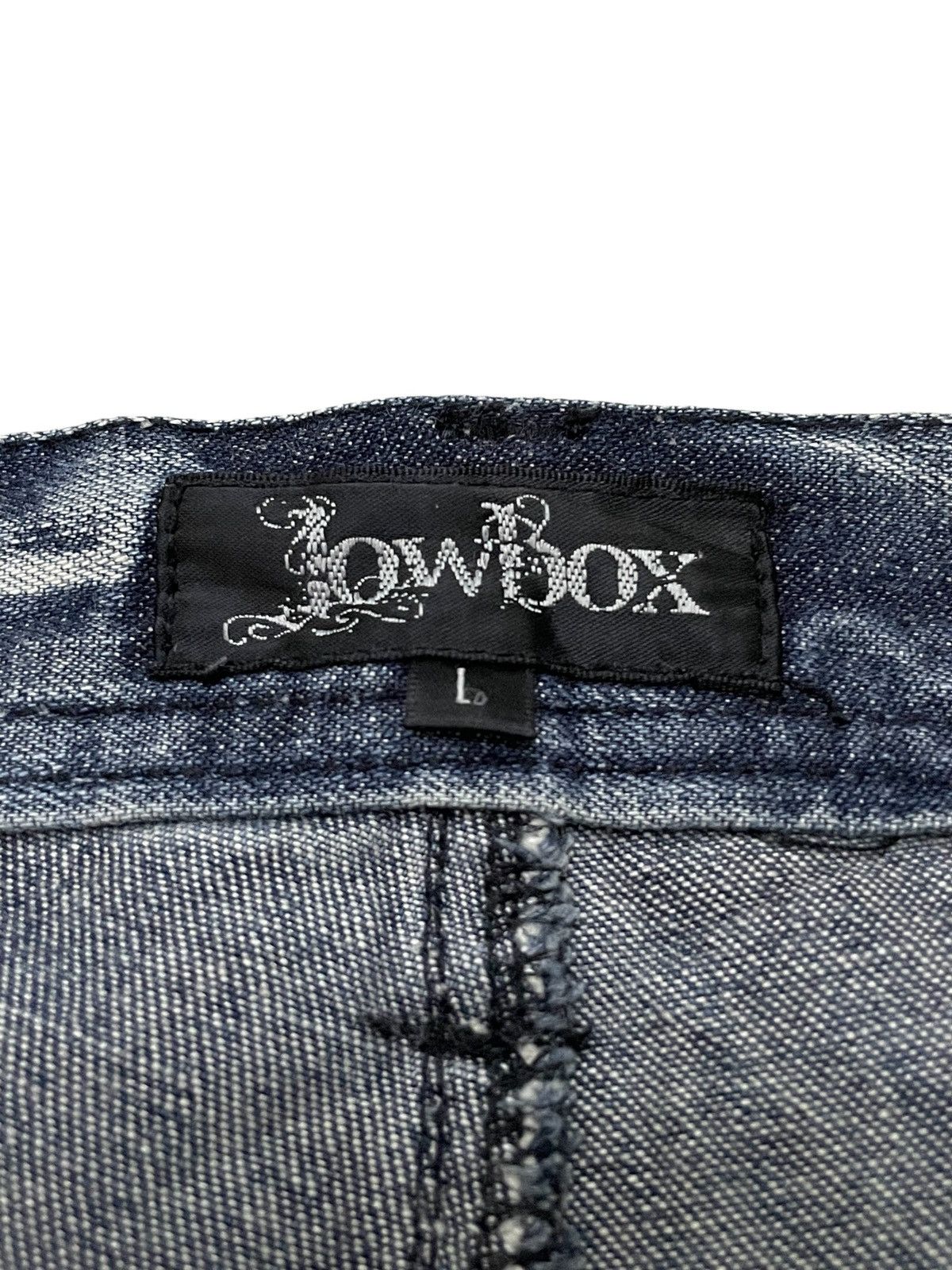 Hysteric Glamour × LOWBOX Lowbox Japan Claw Mark Whiskers Flared Jeans Size US 34 / EU 50 - 20 Thumbnail