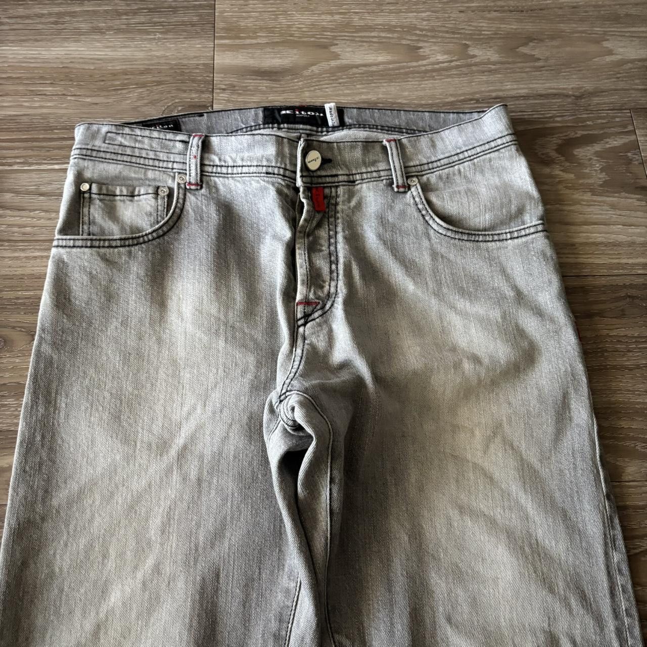 Vintage Crazy Vintage Y2K/2000s Faded Light Grey Grunge Denim Jeans! 31x30 Size US 31 - 5 Thumbnail