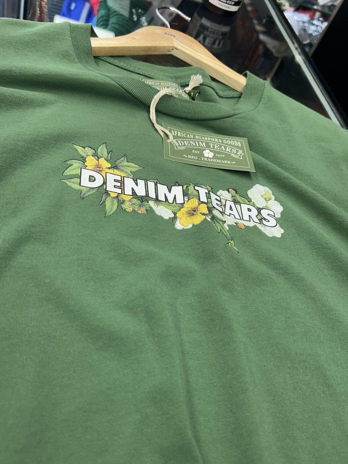 DENIM TEARS Denim tears logo T-shirt Size US L / EU 52-54 / 3 - 4 Thumbnail