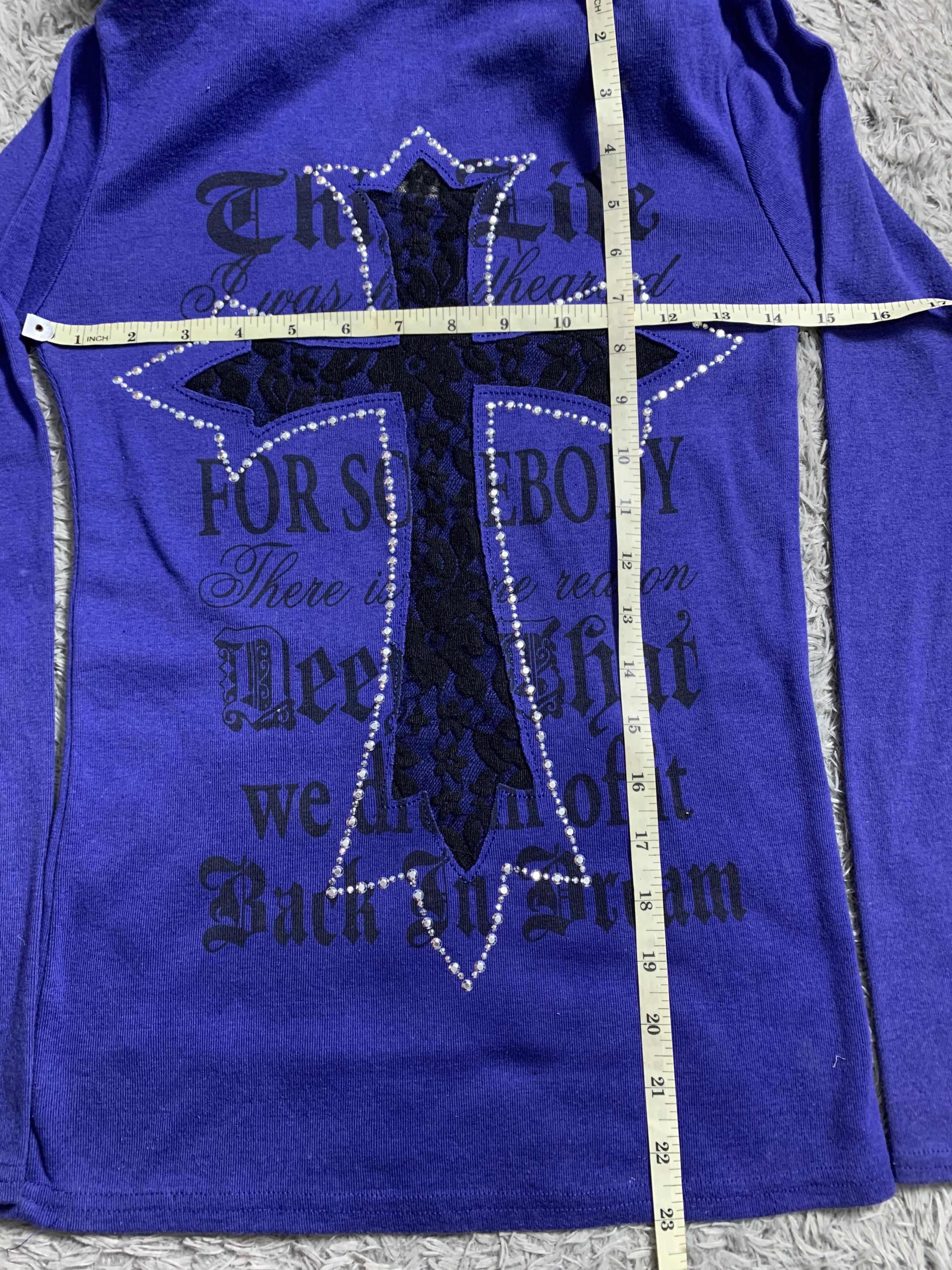 Japanese Brand PENDORA Fur Hoodie Chrome Heart Style Size M / US 6-8 / IT 42-44 - 10 Thumbnail