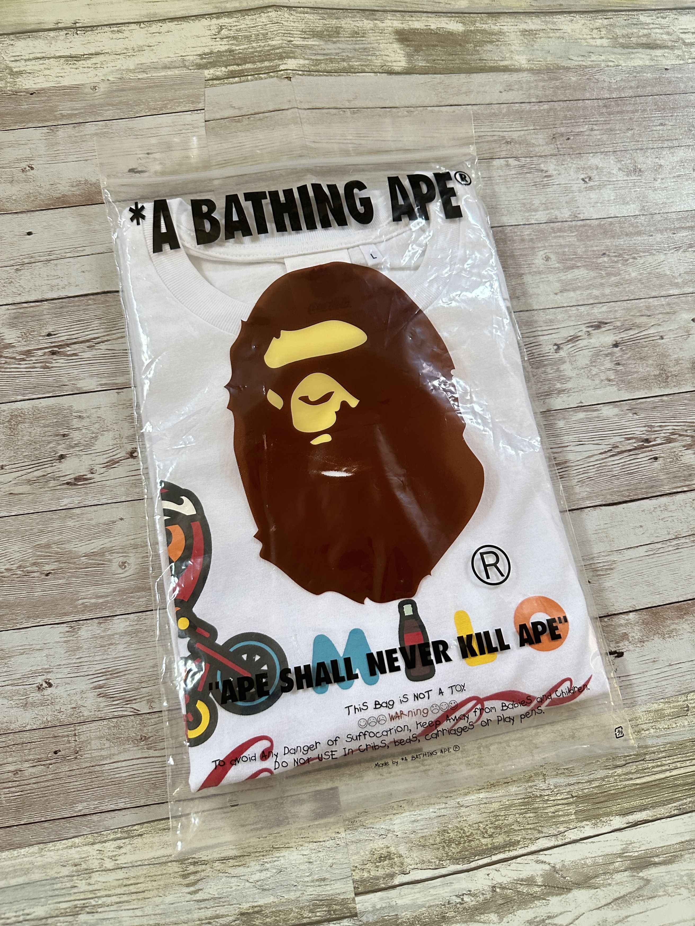 Bape SS20 Baby Milo Coca Cola BMX Tee Size US L / EU 52-54 / 3 - 7 Thumbnail