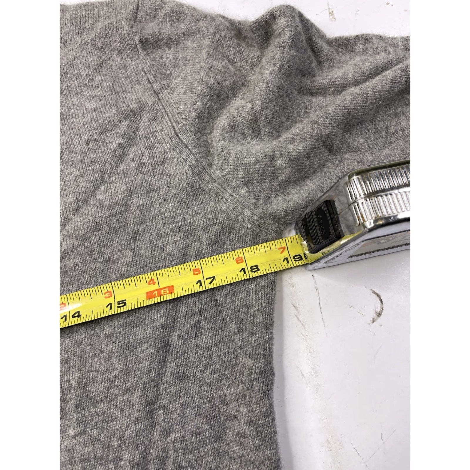 Fortela Forte Women’s Sweater Pullover Turtleneck 100% Cashmere Gray M Regular Knit Long Sleeve Fall Winter Women Size M / US 6-8 / IT 42-44 - 5 Thumbnail