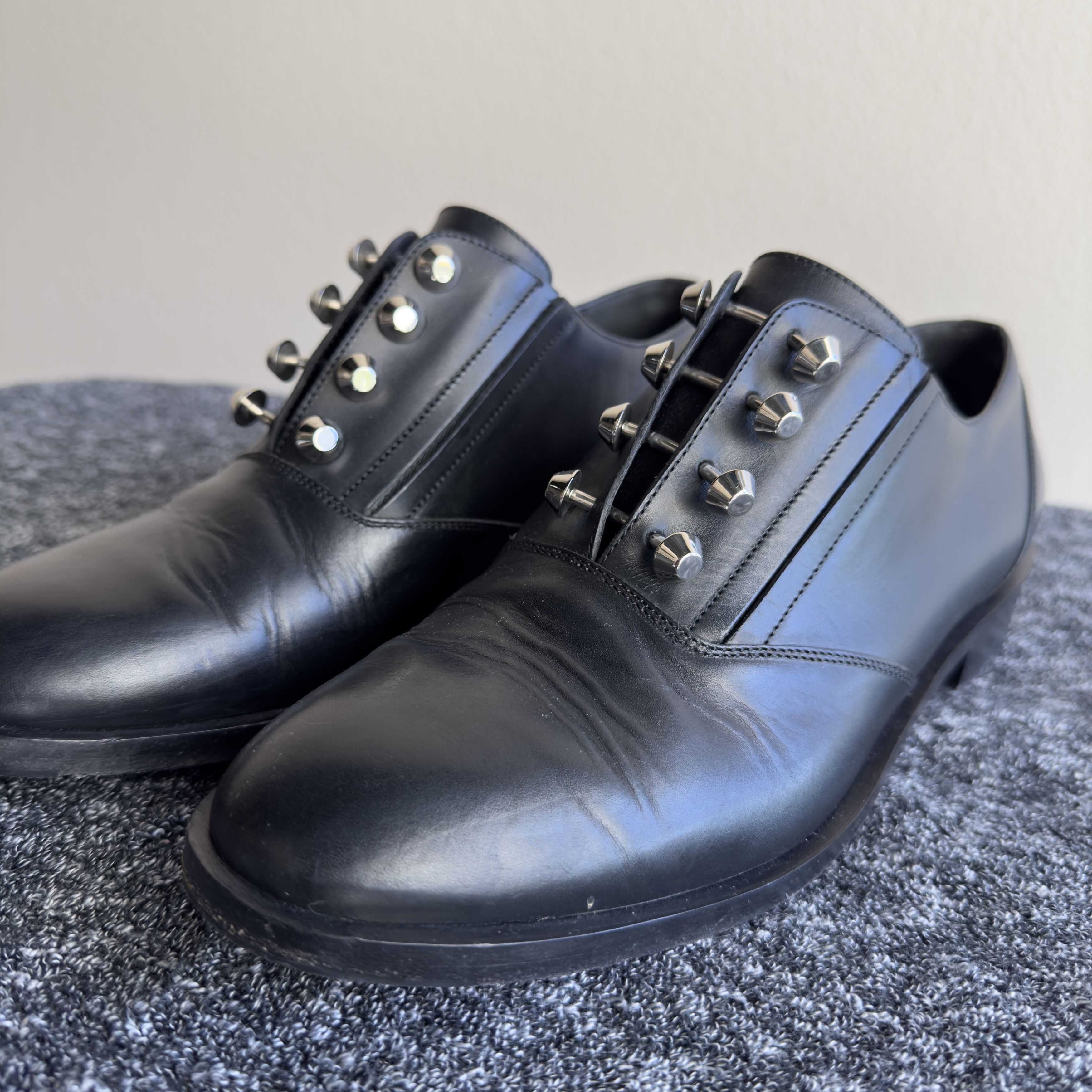 Balenciaga Balenciaga Leather Oxfords Size US 9.5 / IT 39.5 - 3 Thumbnail