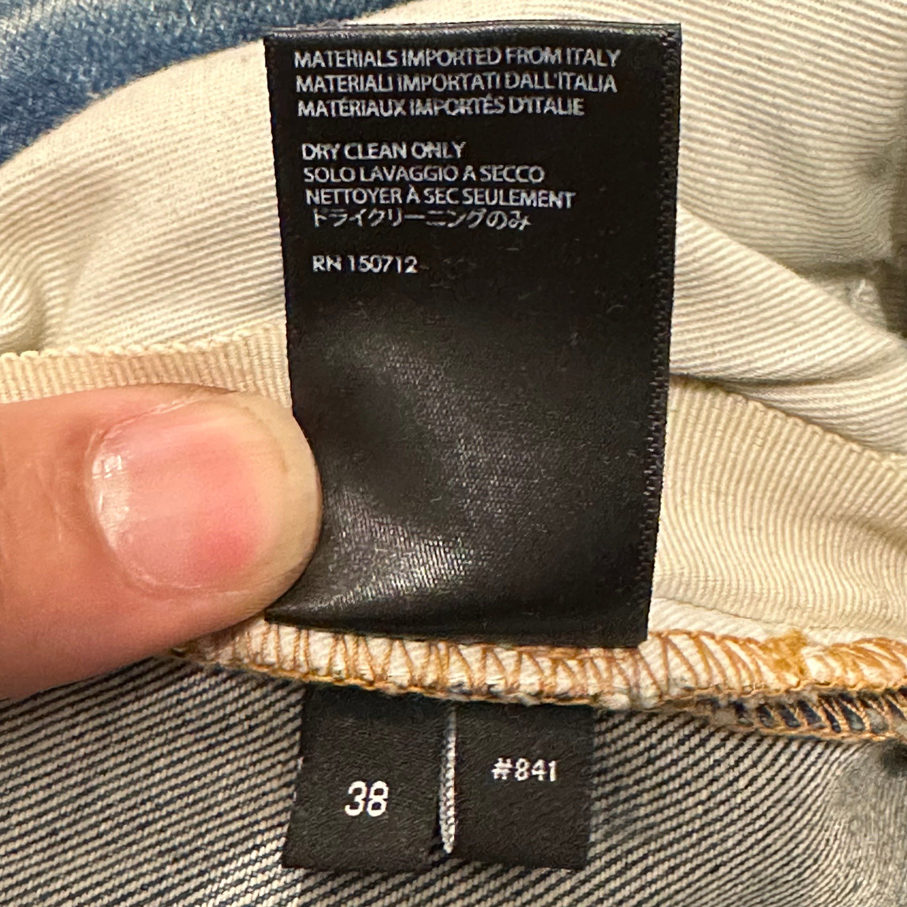 Amiri Amiri MX1 Indigo Paisley Blue Denim Jeans Sz 38 Size US 38 / EU 54 - 5 Thumbnail