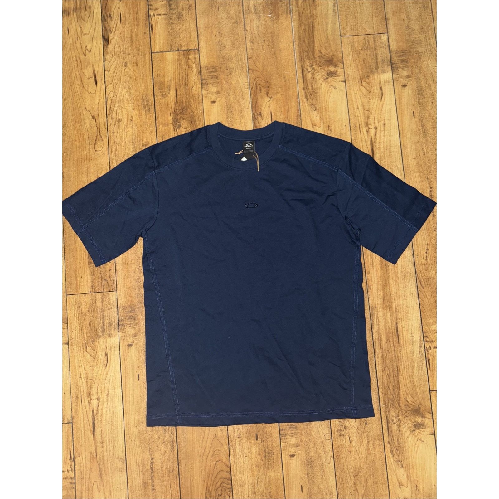 Oakley Oakley Dual French Terry T-Shirt Navy Blue Medium 22x29 Size US M / EU 48-50 / 2 - 1 Thumbnail