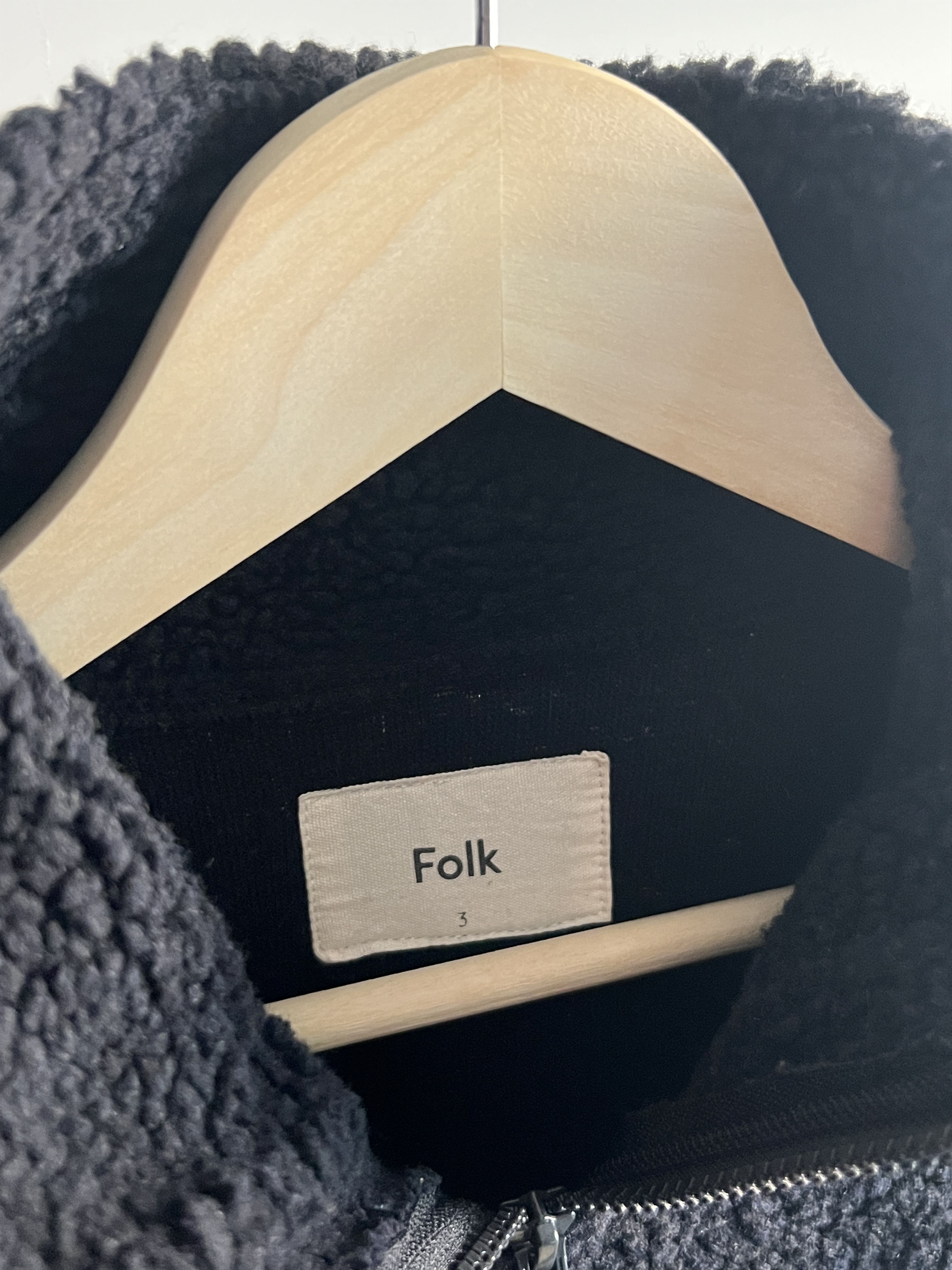 Folk × Japanese Brand Folk Sherpa Fleece Zip Sweatshirt Japanese Size US M / EU 48-50 / 2 - 3 Thumbnail