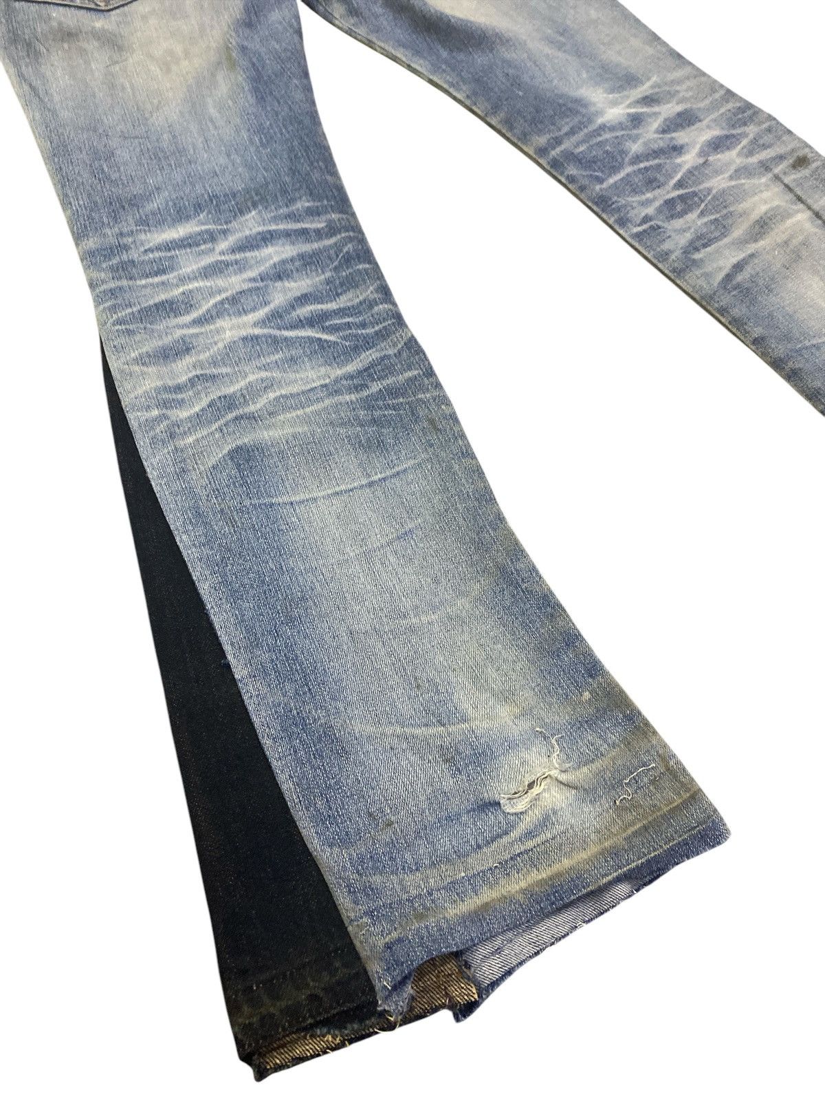 If Six Was Nine × Tornado Mart Vintage Tornado Mart Flared Denim Size US 32 / EU 48 - 13 Thumbnail