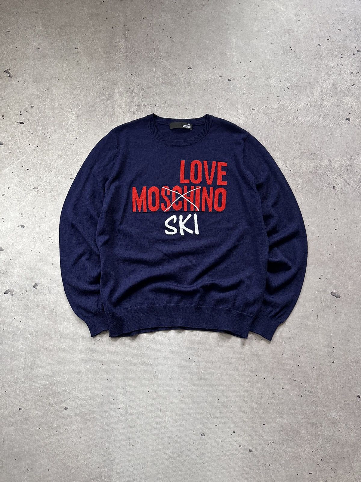Moschino Love Moschino Ski Slim Light Jumper / Sweater Size US L / EU 52-54 / 3 - 1 Thumbnail