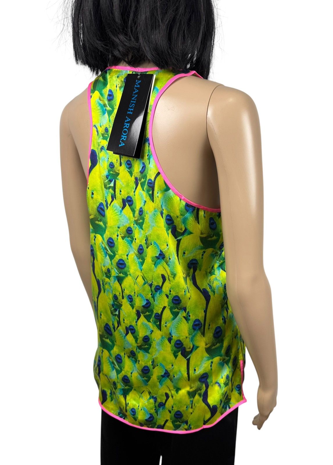 Manish Arora Manish Arora Silk Blouse Tank Top Printed Decorated size L Size L / US 10 / IT 46 - 11 Thumbnail