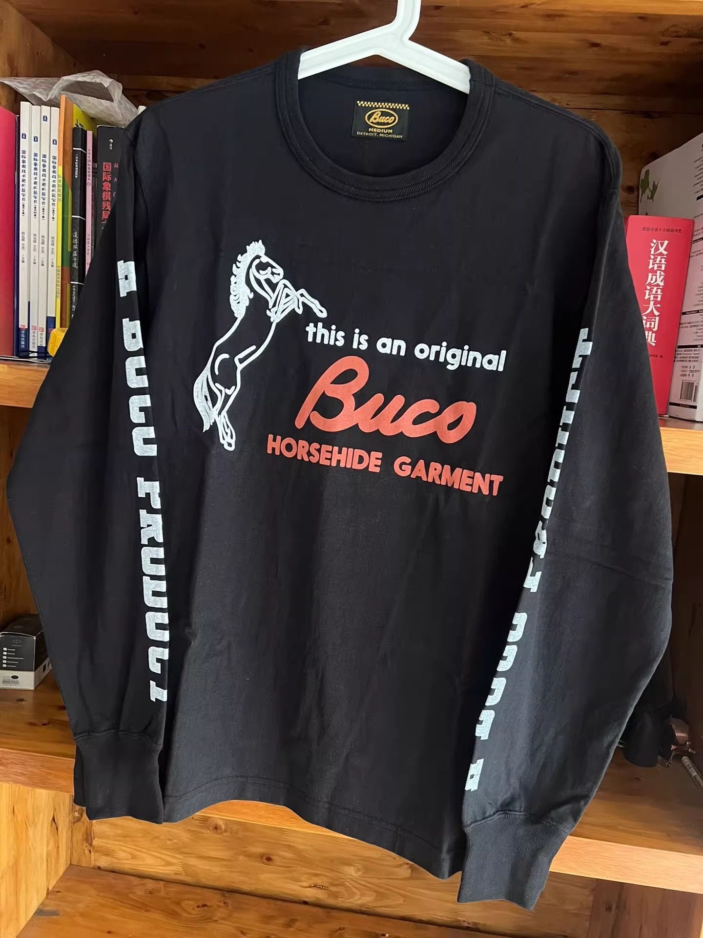 The Real McCoy's Real McCoy BUCO Black Motorcycle Long-sleeve T Size US M / EU 48-50 / 2 - 3 Thumbnail