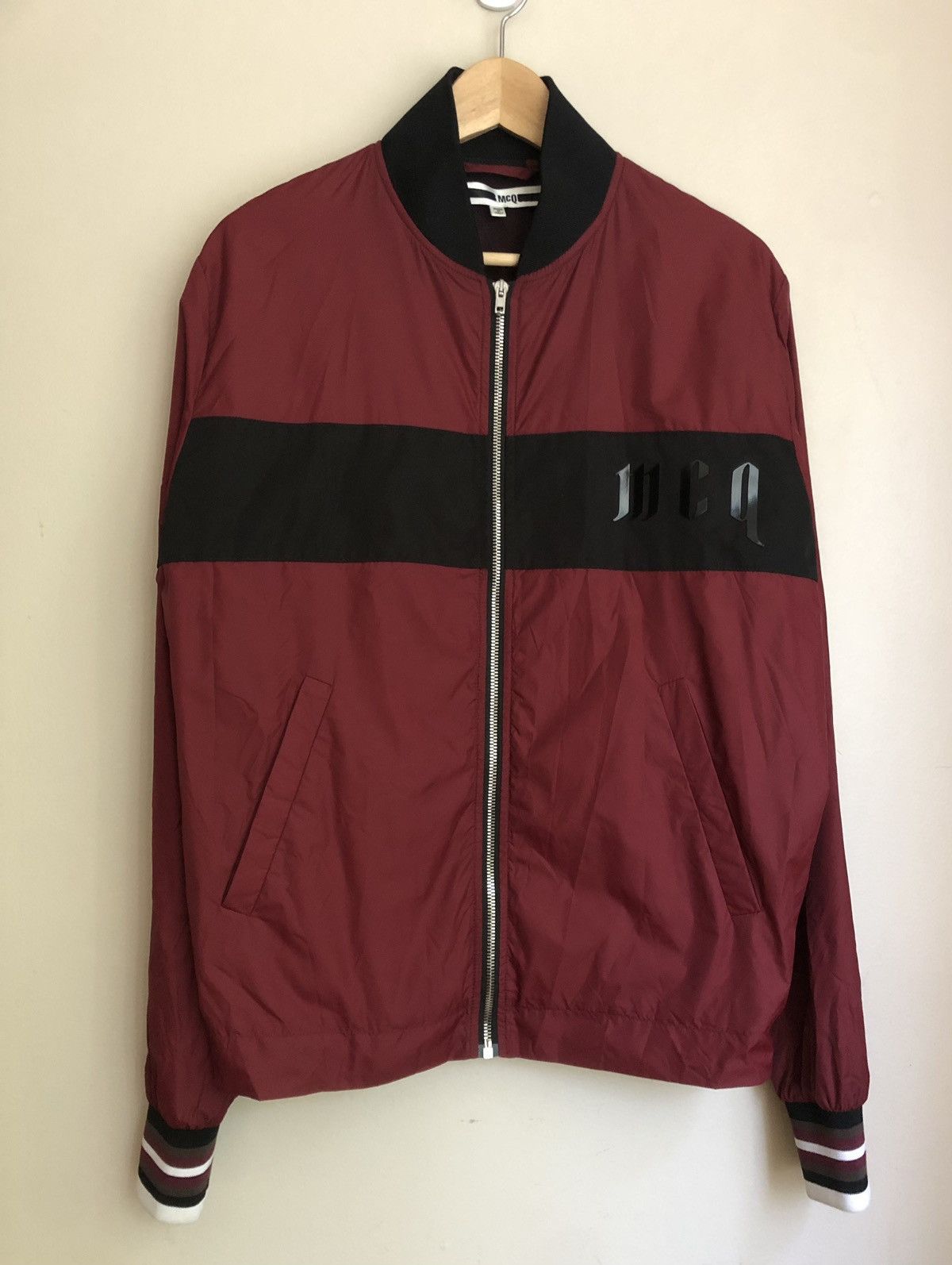 Alexander McQueen McQ Alexander McQueen Oxblood Logo Windbreaker Size US M / EU 48-50 / 2 - 1 Thumbnail