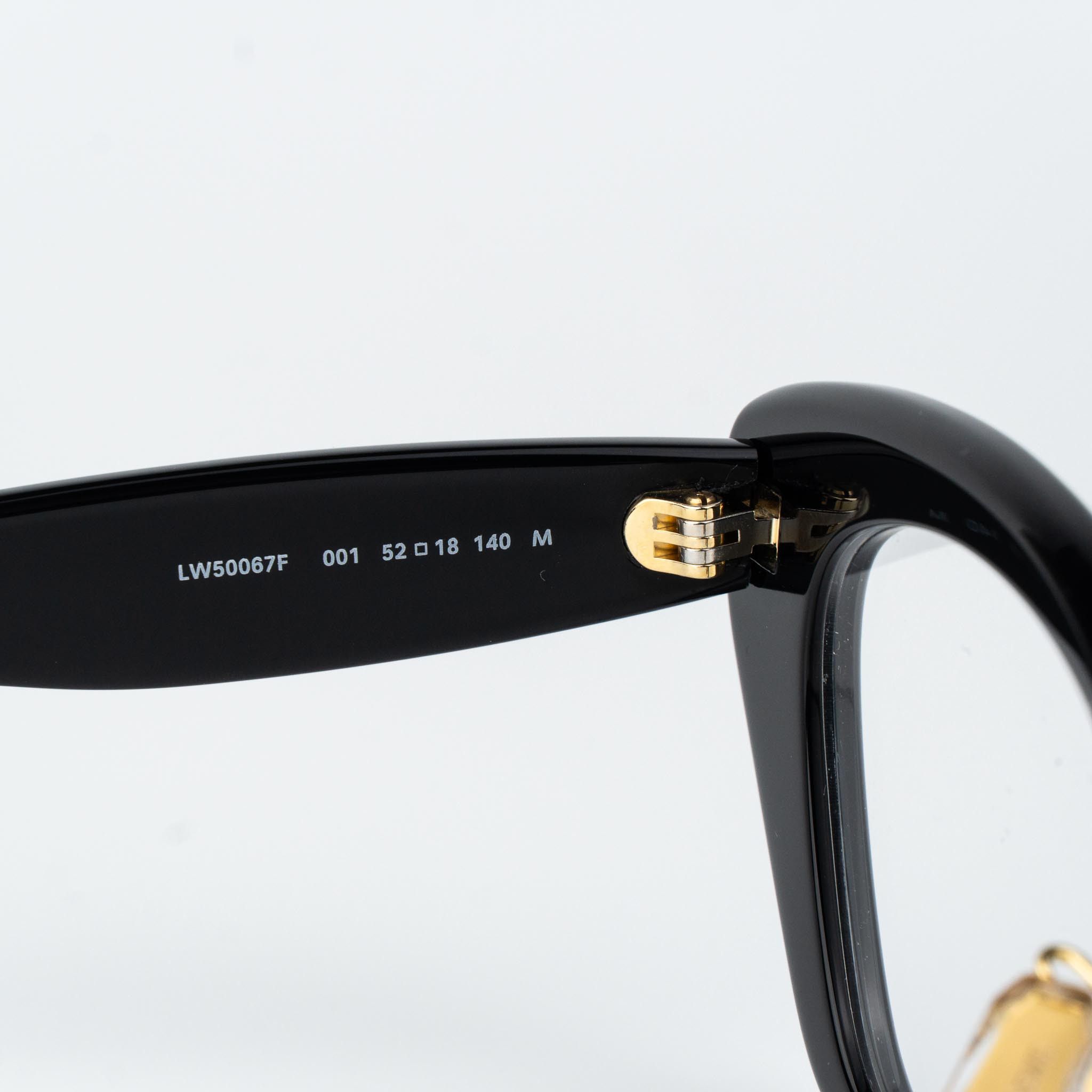 Loewe Loewe Women Eyeglasses Cat Eye LW50067F 001 NEW AUTHENTIC Size ONE SIZE - 9 Thumbnail