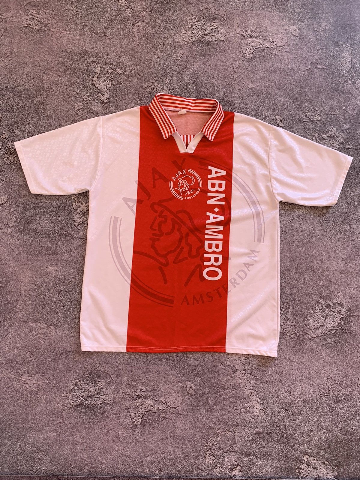 Vintage Blockcore Ajax Amsterdam 1996/97 Soccer Jersey Bootleg Size US XL / EU 56 / 4 - 1 Thumbnail
