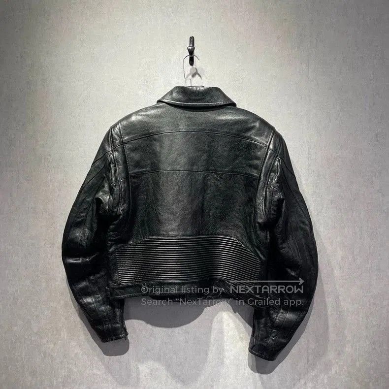 Balenciaga Balenciaga Logo Leather Biker Jacket. Size US M / EU 48-50 / 2 - 2 Thumbnail