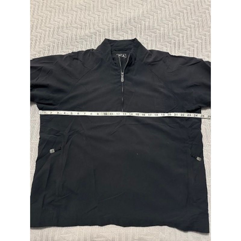 Adidas Adidas black windbreaker quarter zip pullover size M Size US M / EU 48-50 / 2 - 6 Thumbnail