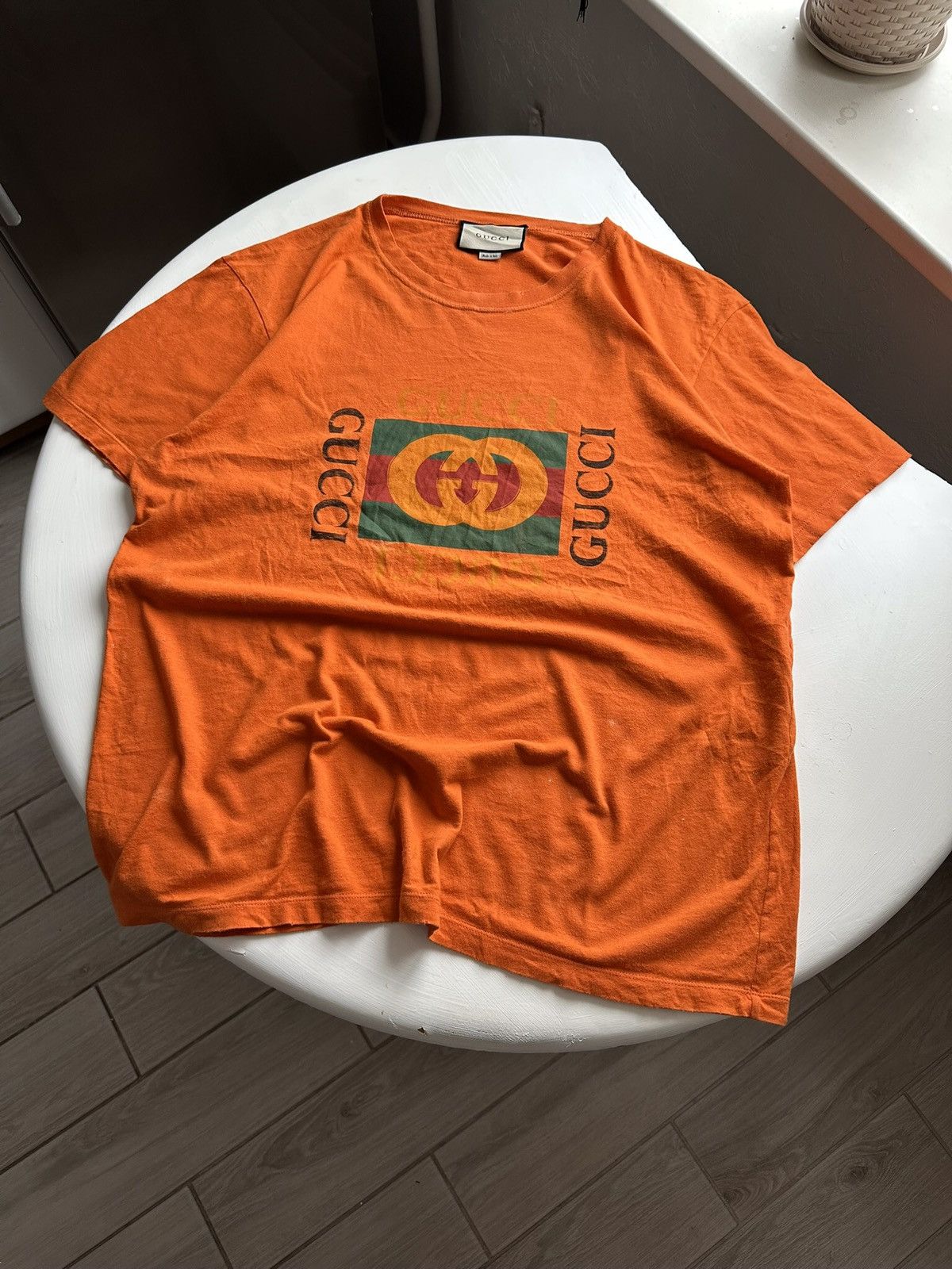 Gucci Square Logo Tee Gucci Tee Size L Size US L / EU 52-54 / 3 - 1 Thumbnail