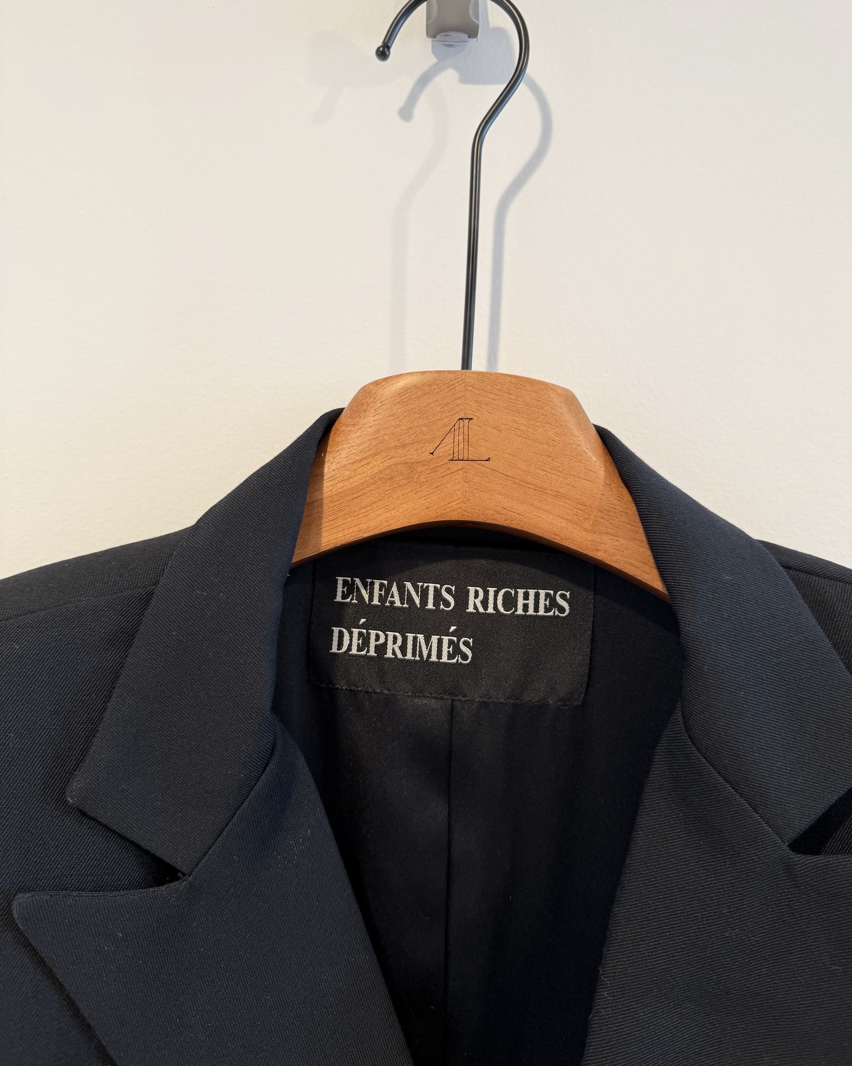 Enfants Riches Deprimes Enfants Riches Deprimes Hand Printed High Risk Blazer Jacket Size 48L - 4 Thumbnail