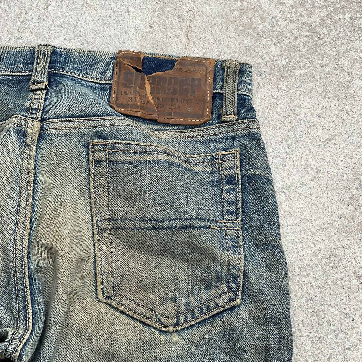 Marks & Spencer × Vintage “SPENCER” CRAZY VINTAGE SPENCER BOOTCUT DIRTY JEANS DENIM Size US 30 / EU 46 - 14 Thumbnail