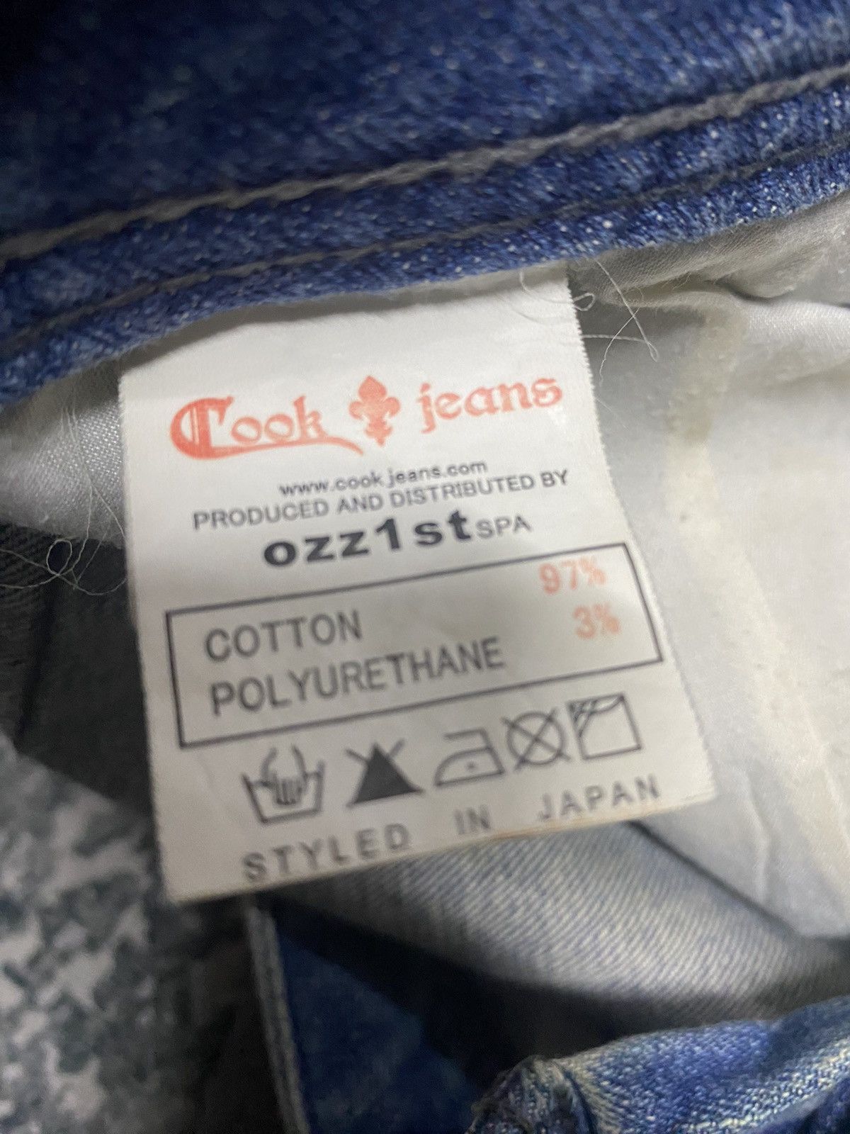 Japanese Brand Japanese Brand Cook Jeans Distressed Denim Jeans Size US 34 / EU 50 - 13 Thumbnail