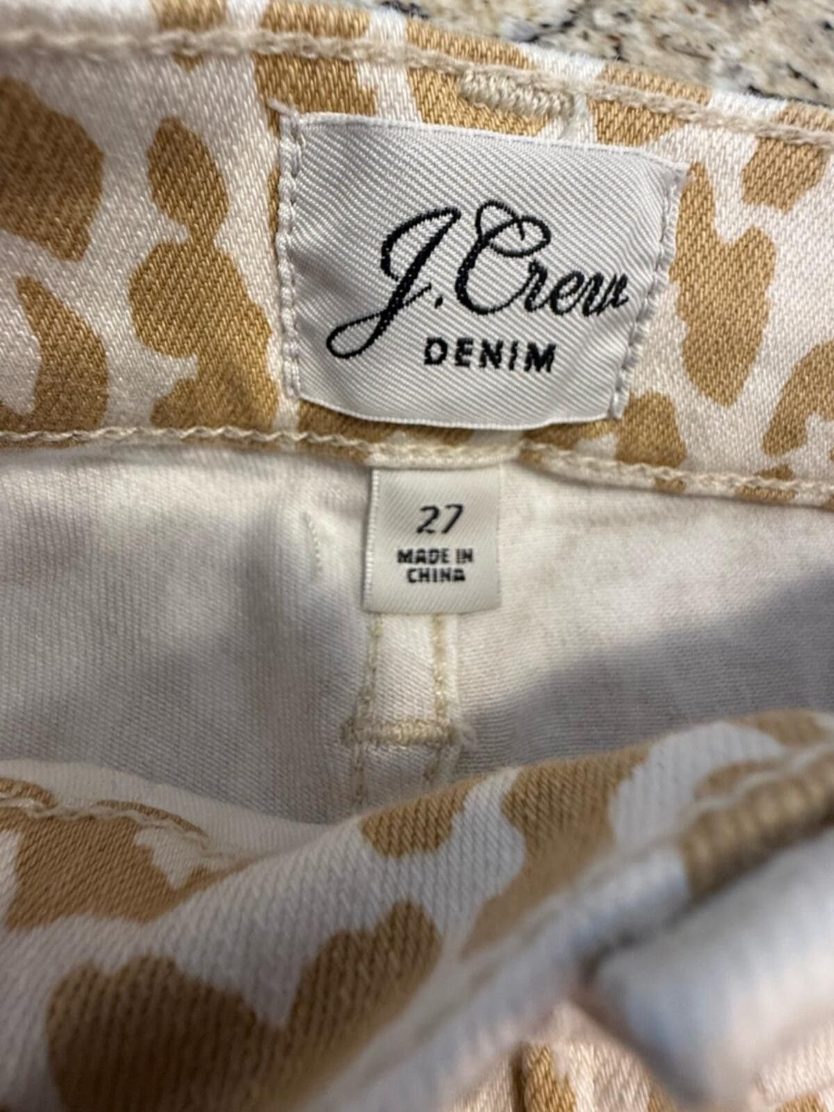 Other J. Crew Factory High-Rise Toothpick leopard print jeans 27” Size 27" / US 4 / IT 40 - 6 Thumbnail
