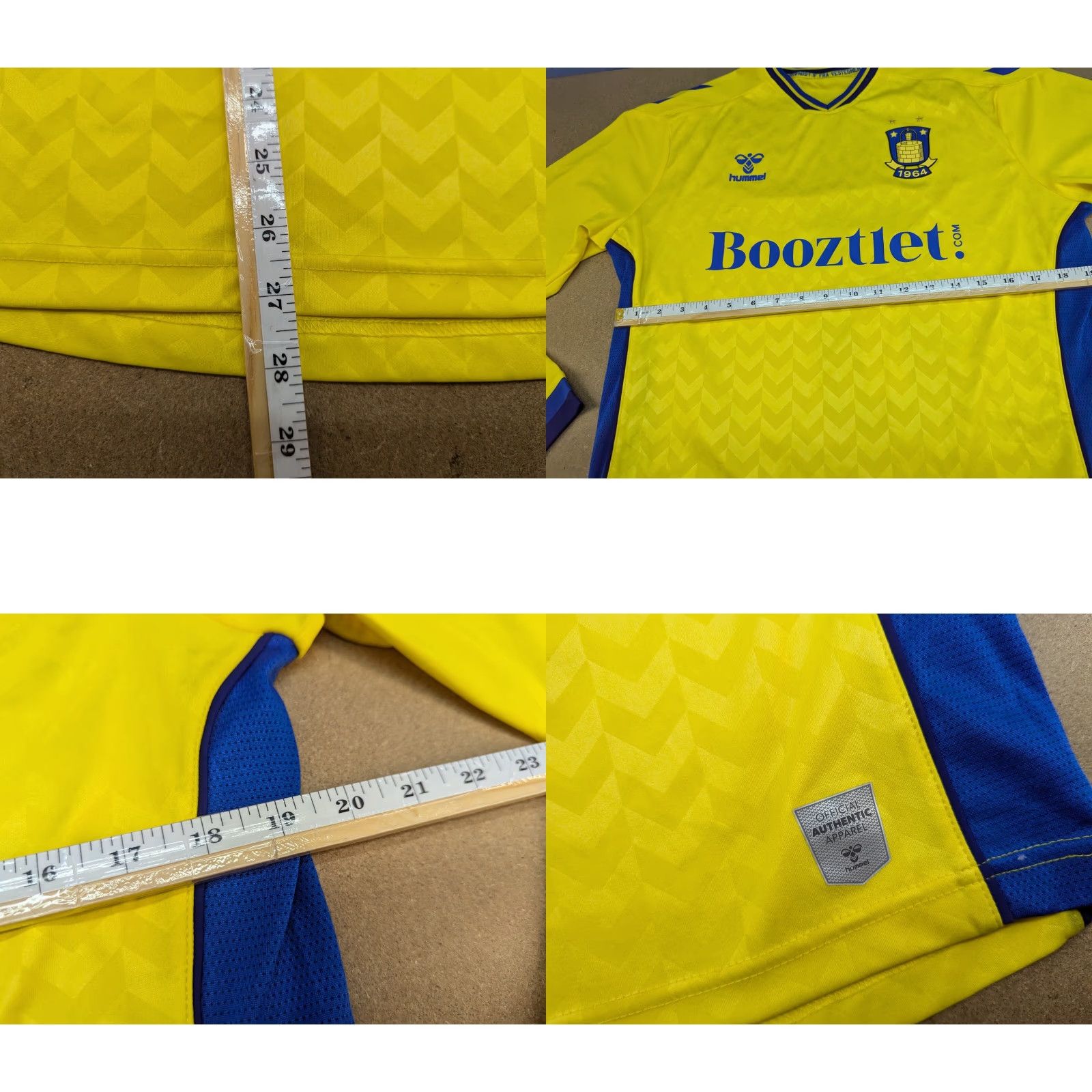 Hummel Hummel Brondby 2022-2023 Joe Bell #6 Football Jersey Mens Size M Home Adult Size US M / EU 48-50 / 2 - 8 Thumbnail