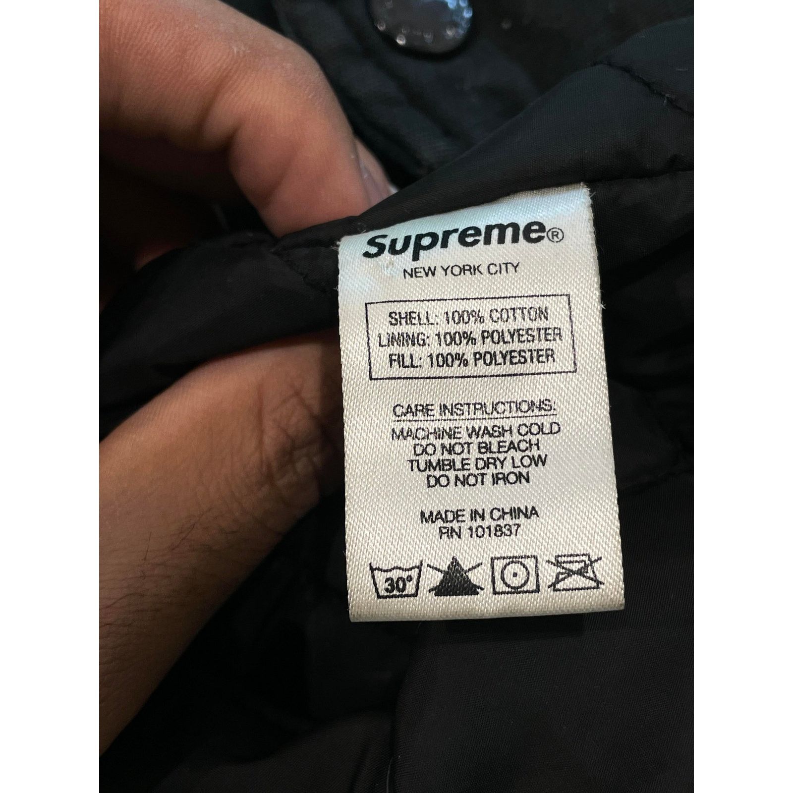 Supreme Supreme Black White Work Jacket Size US M / EU 48-50 / 2 - 3 Thumbnail