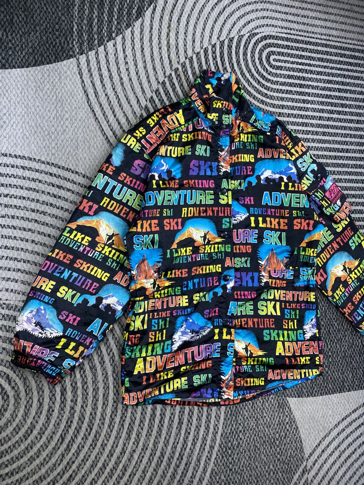 Japanese Brand Vtg Steinebronn Sportcouture X Ski Multicolor Button Jacket Size US L / EU 52-54 / 3 - 3 Thumbnail