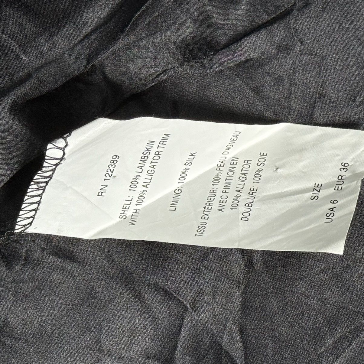 The Row The Row - Leather / Trimmed Aligator Jacket Size M / US 6-8 / IT 42-44 - 9 Thumbnail