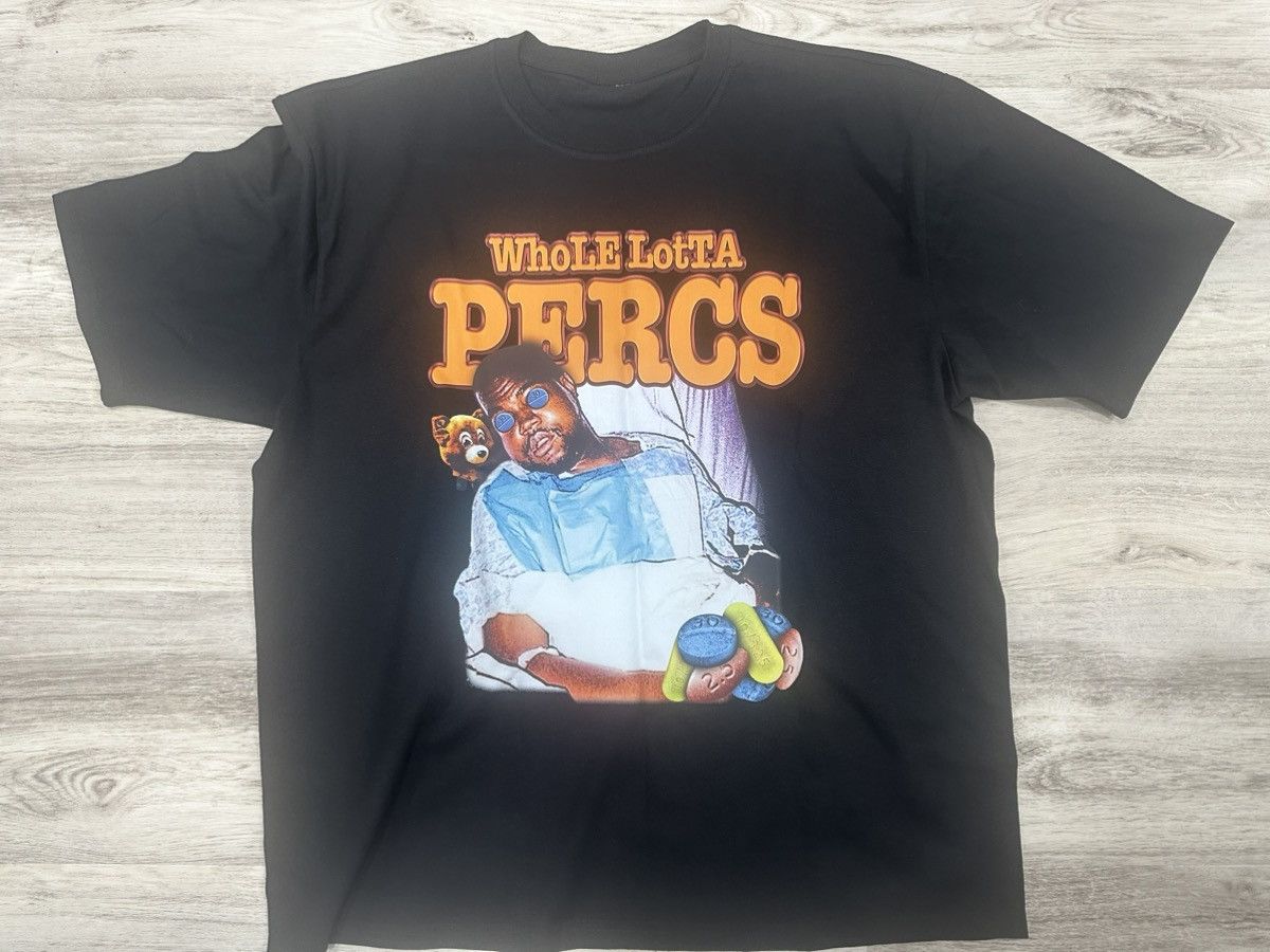 Vintage Whole Lotta Percs Ye Tee Size US XXL / EU 58 / 5 - 1 Thumbnail