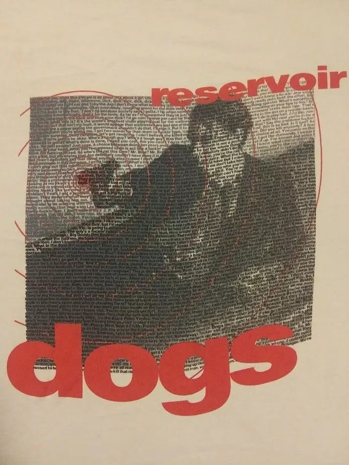Hanes Vintage Rare 90's Reservoir Dogs 1992 Movie Promo XL T-shirt Size US XL / EU 56 / 4 - 2 Thumbnail