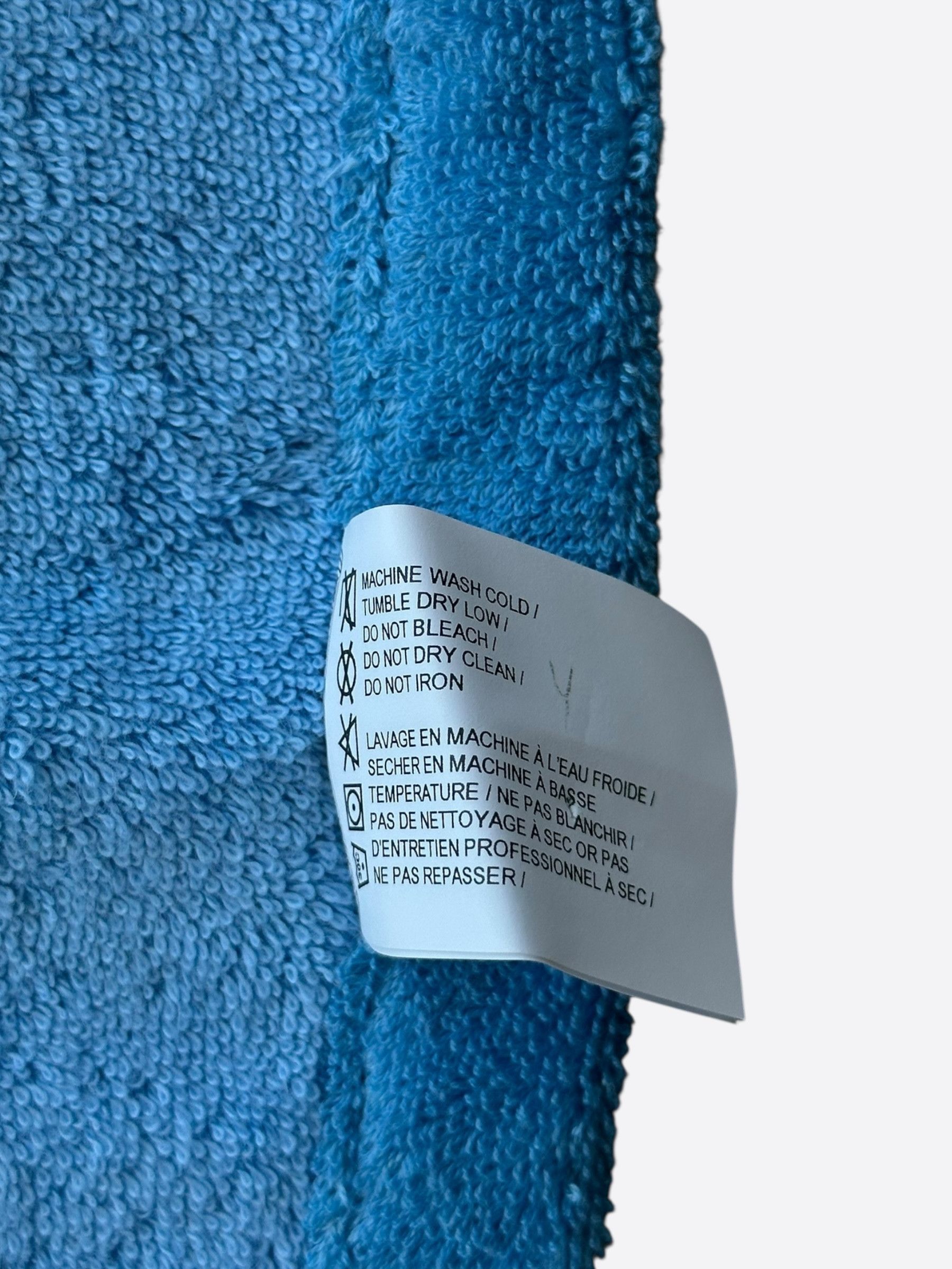 Chrome Hearts Chrome Hearts Blue & Navy Graphic Towel Size ONE SIZE - 5 Thumbnail