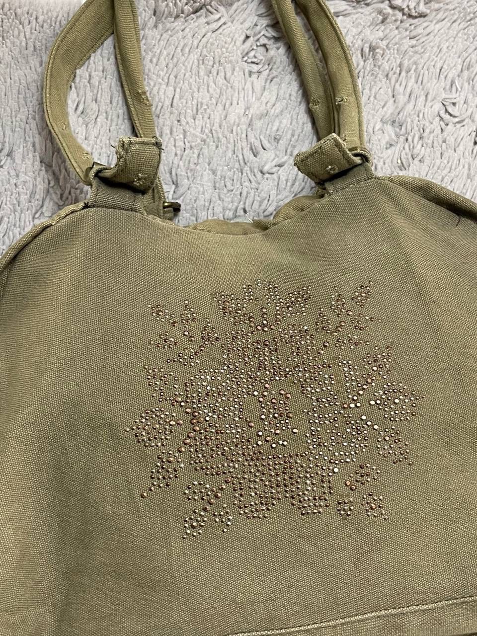 Japanese Brand × Vintage Vintage 90’s Bag Khaki Colour Diesel Style Avantgarde Size ONE SIZE - 2 Thumbnail