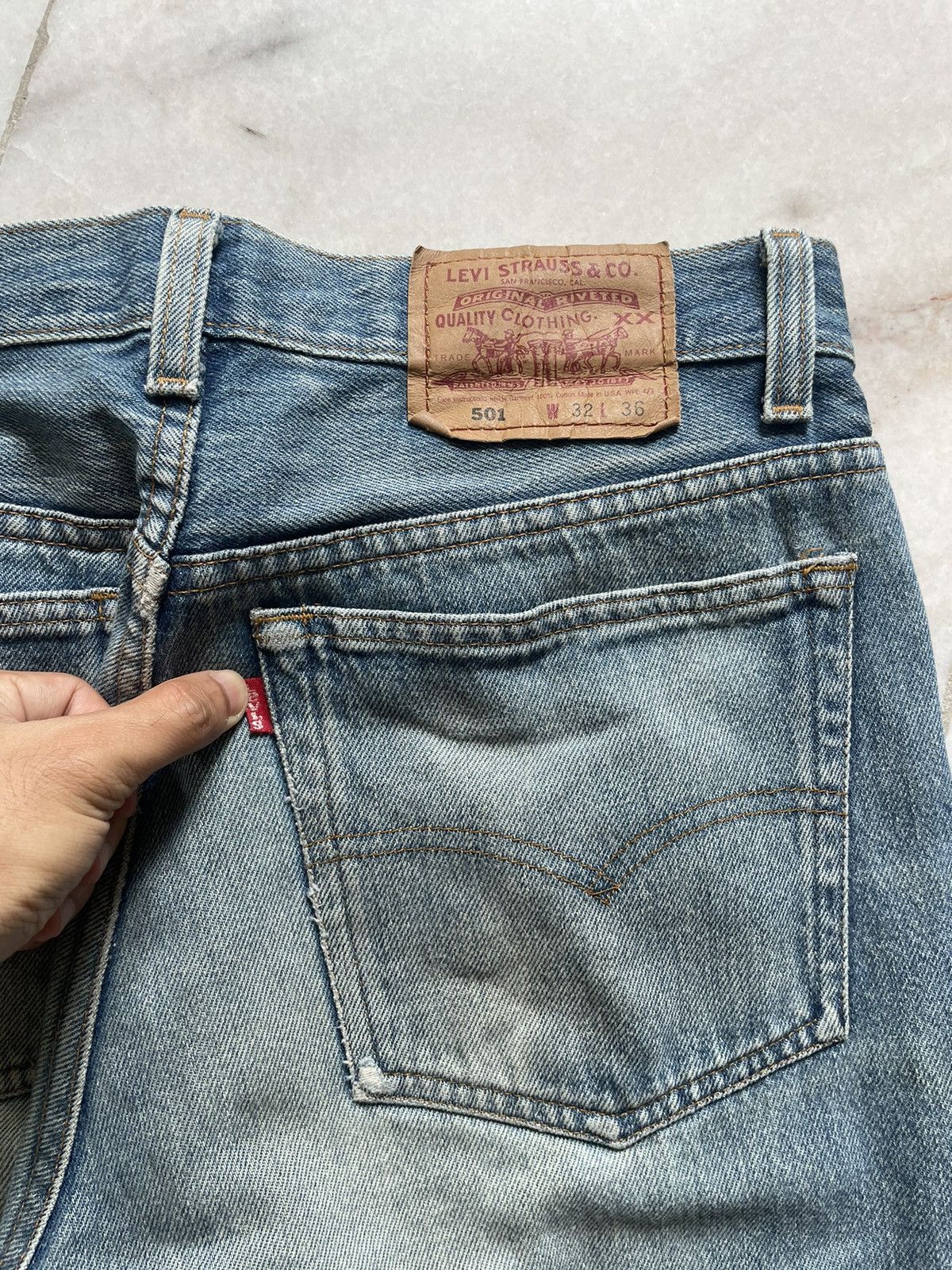 Levi's Vintage 90s Levis 501 Jeans Size US 31 - 7 Thumbnail