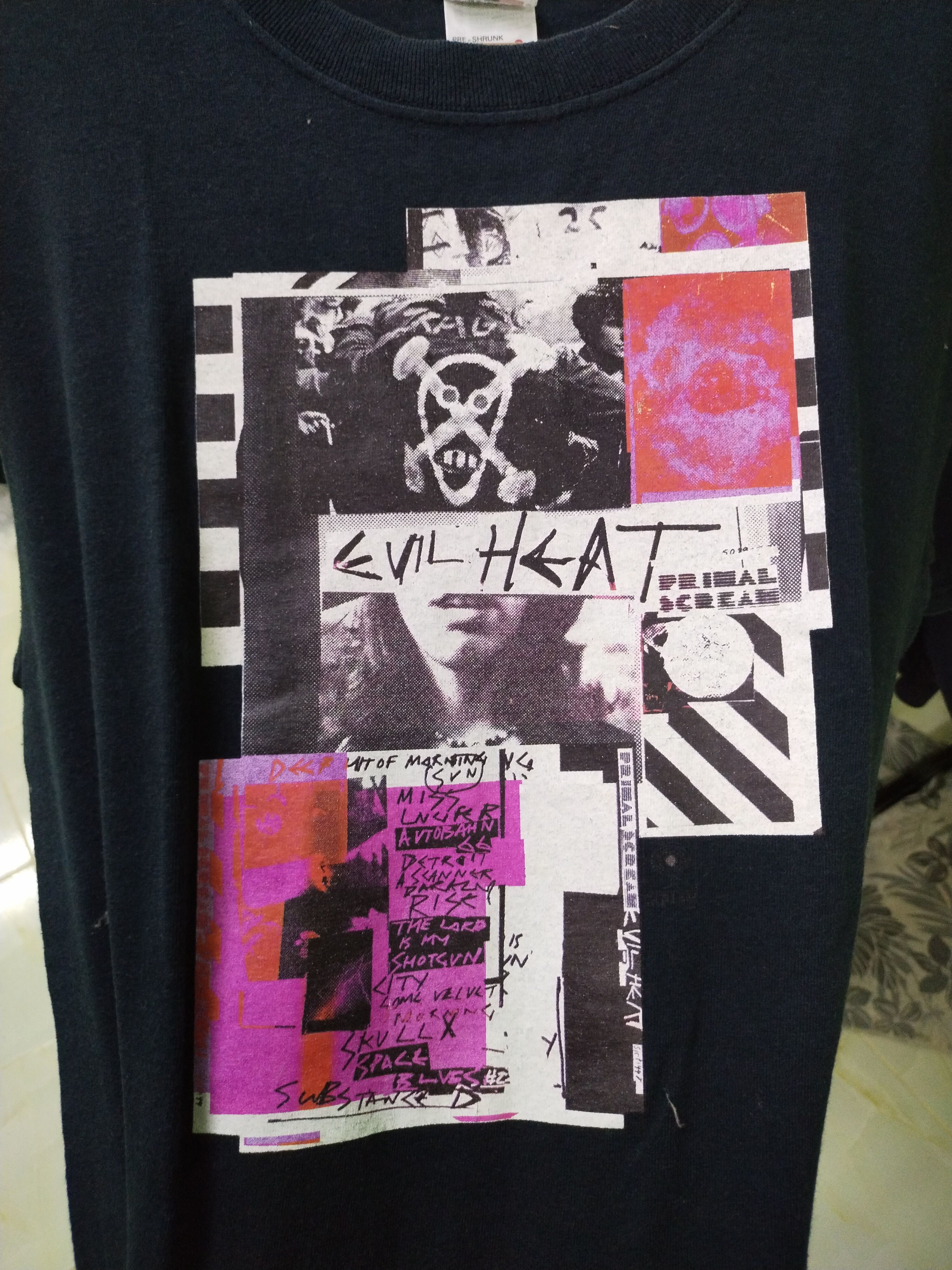 Band Tees Vintage Evil Heat Primal Scream Sony Record Japan Shirt Tee Size US S / EU 44-46 / 1 - 2 Thumbnail