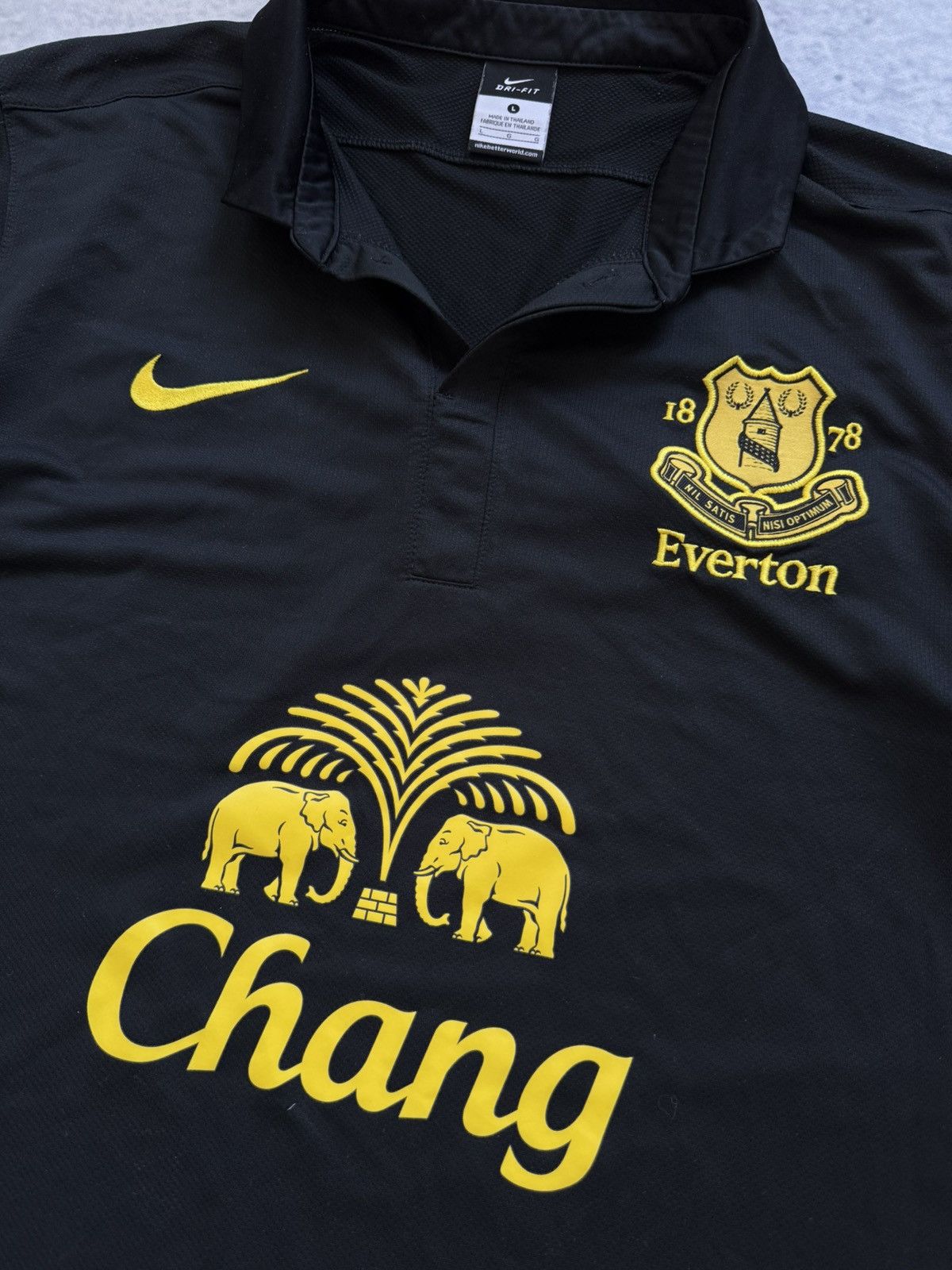 Nike × Vintage Nike Chang dri-fit jersey soccer tee Everton Size US L / EU 52-54 / 3 - 2 Thumbnail