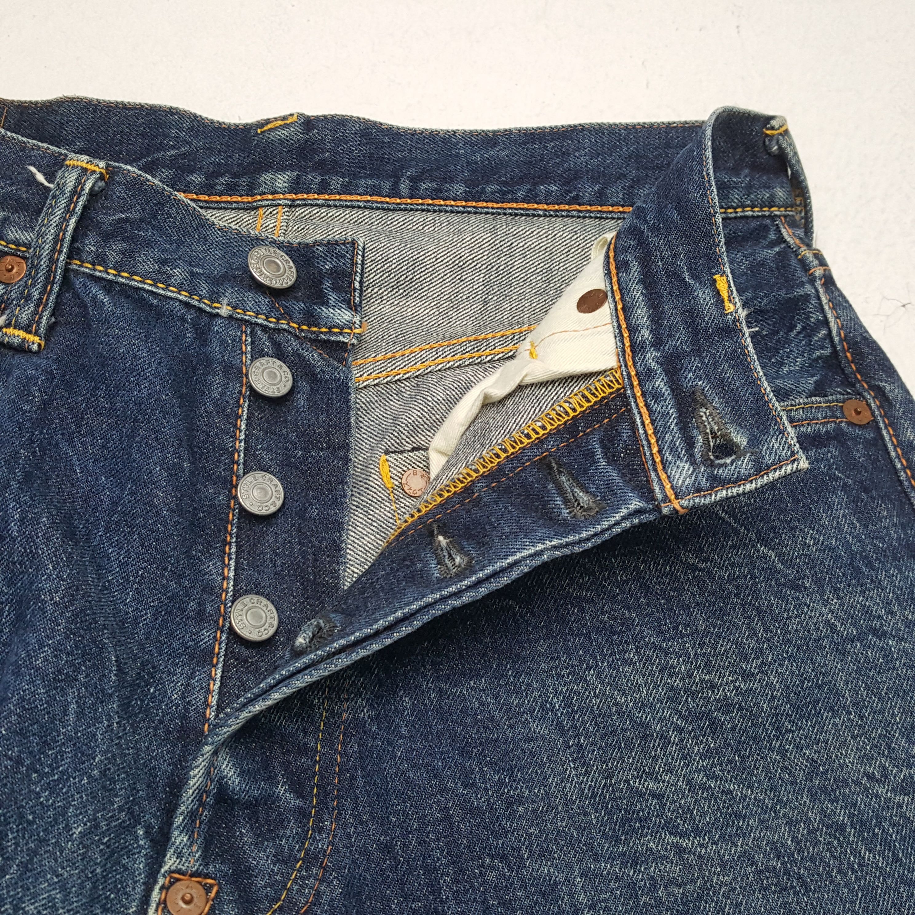 Evisu × Japanese Brand × Vintage Vintage EVISU Japanese Brand Daicock Custom Style Jeans Size US 27 - 13 Thumbnail