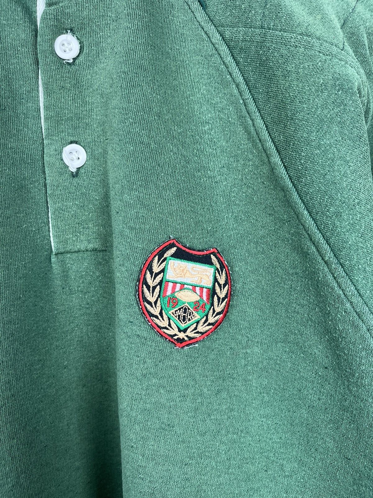 Umbro Vintage Umbro Rugby 1924 Collared Button Sweatshirt Rare Size US S / EU 44-46 / 1 - 3 Thumbnail