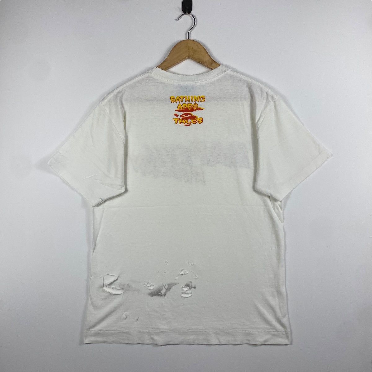Bape Vintage BAPEVIL REBORN Trash & Distressed Tee Shirt Size US M / EU 48-50 / 2 - 6 Thumbnail
