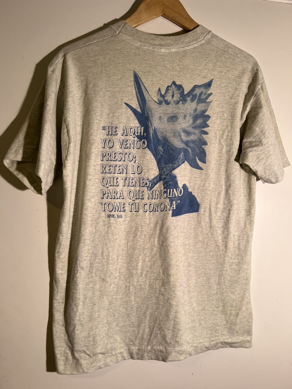Vintage 90’s 2000’s Y2K VTG Vintage Spanish Church Jesus Christ Tee Size US L / EU 52-54 / 3 - 1 Thumbnail