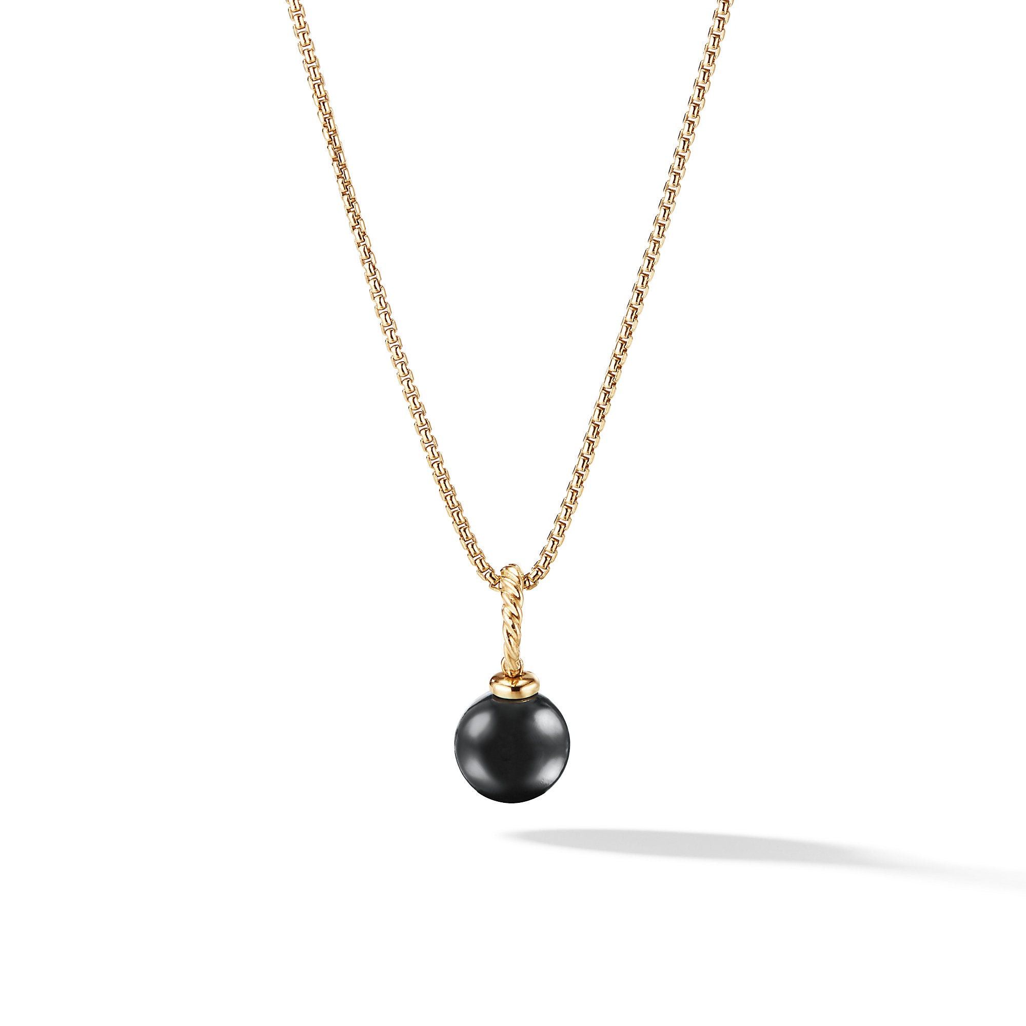 David Yurman o1w1db10525 D12835 Pendant with Black Onyx in 18K Gold Size ONE SIZE - 1 Preview