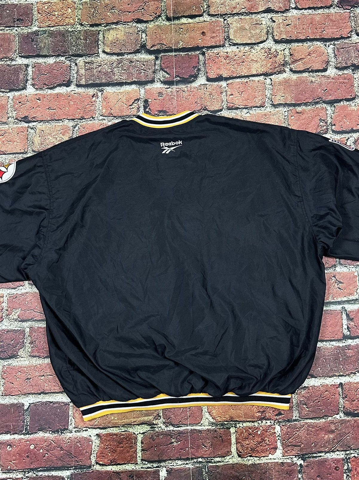 NFL × Reebok × Vintage Vintage Pittsburgh Steelers NFL Pro Line Windbreaker Jacket Size US XXL / EU 58 / 5 - 5 Thumbnail