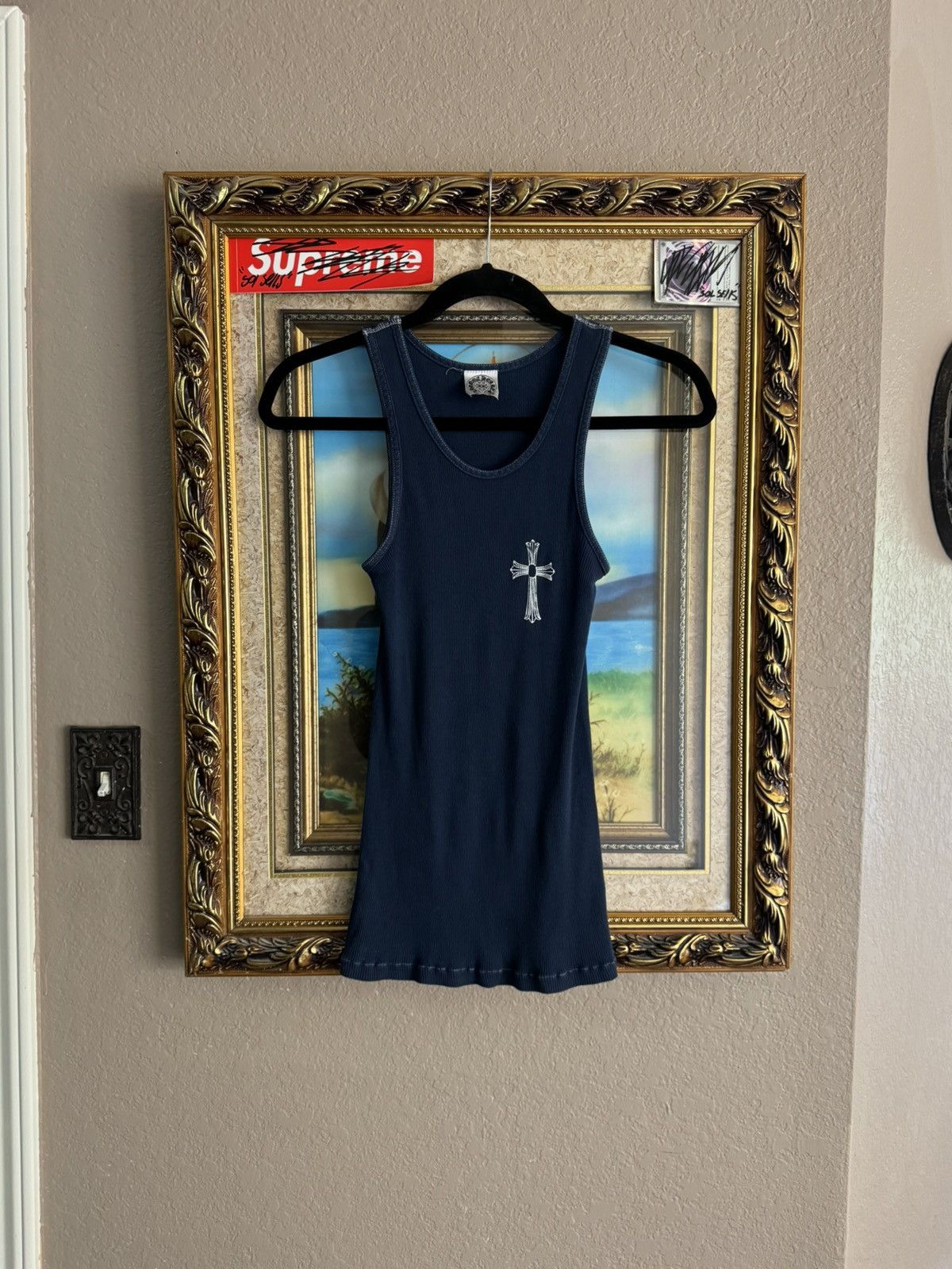 Vintage Chrome Hearts Los Angeles Horseshoe Vine Tank Top