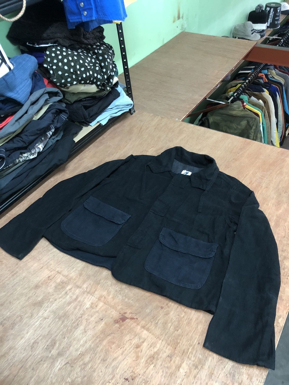 Hai Sporting Gear × Issey Miyake Crop Top Hai Sporting Gear by Issey Miyaki Long Sleeve Size ONE SIZE - 3 Thumbnail