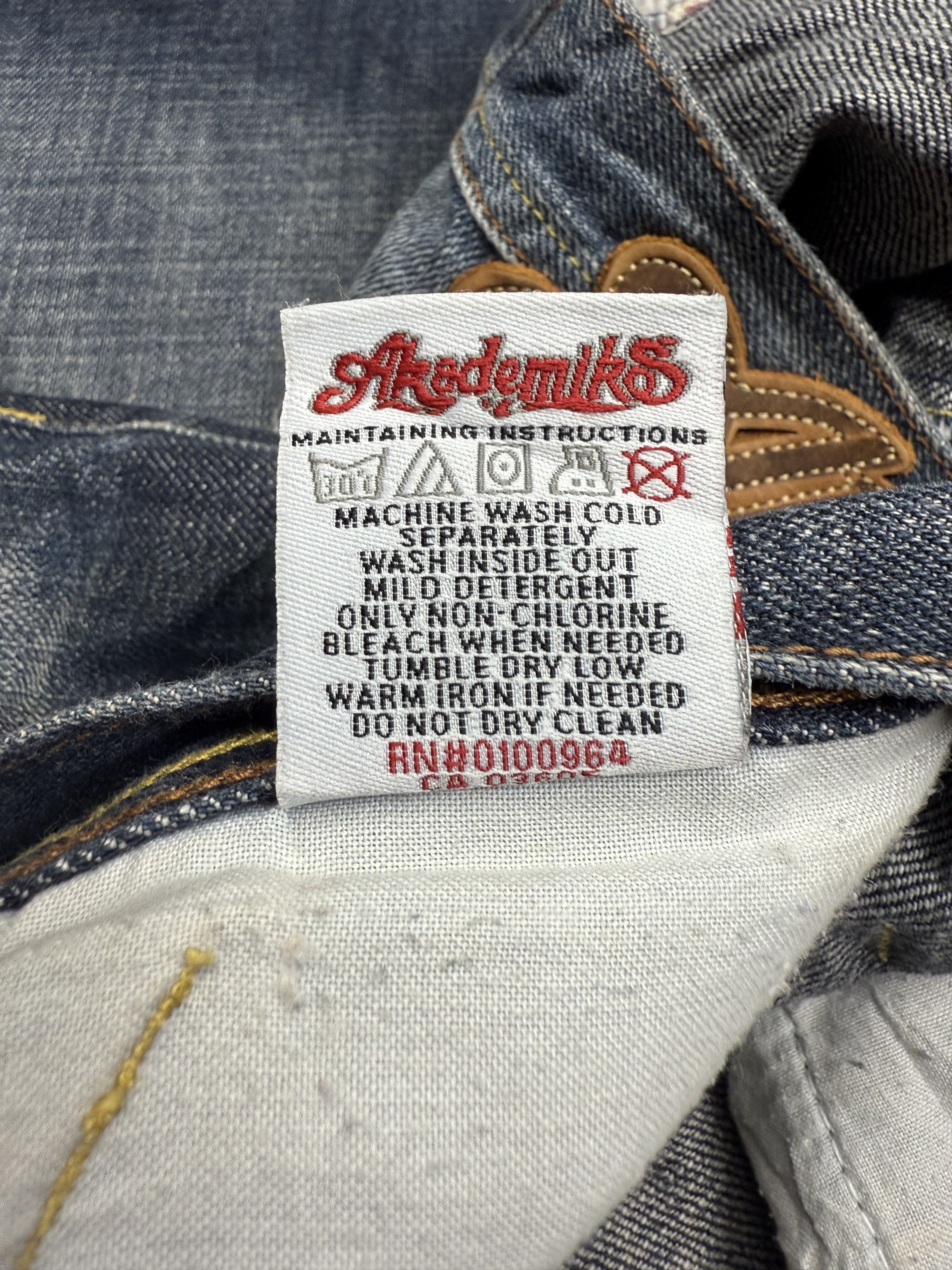 Akademiks Vintage Y2K Akademiks Baggy Shorts Denim Jorts Size US 34 / EU 50 - 10 Thumbnail