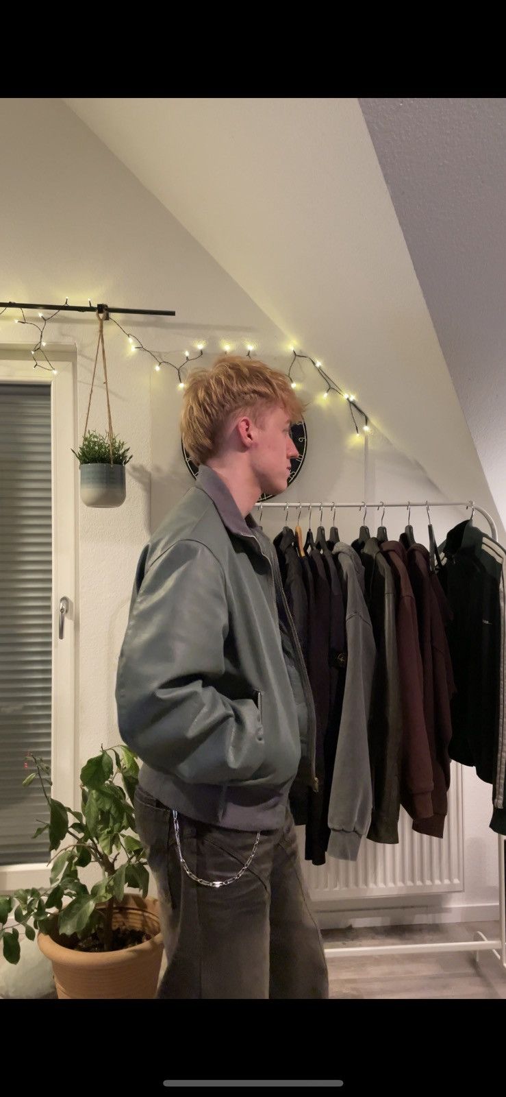 Vintage Vintage 90s German Leather Bomber Jacket Size US L / EU 52-54 / 3 - 3 Thumbnail