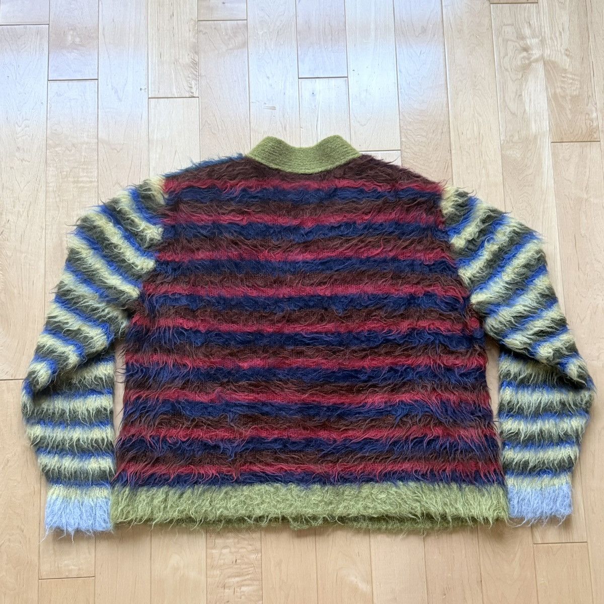 Brain Dead Brain Dead Knitwear Striped Alpaca Cardigan – Size S Size US S / EU 44-46 / 1 - 3 Thumbnail